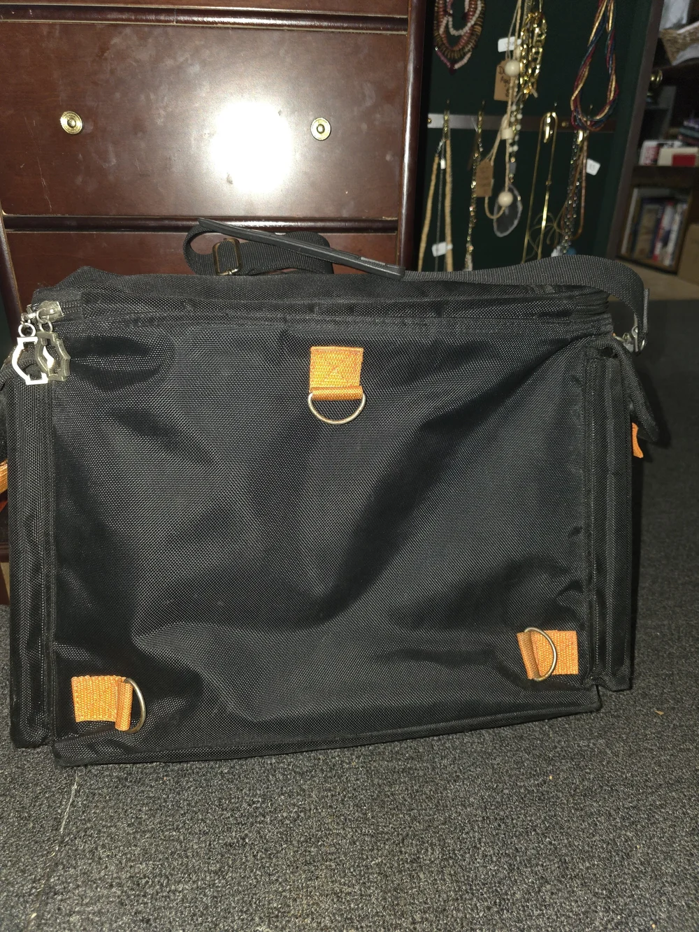 Harley-Davidson Black Motorcycle Travel Cooler/Picnic Pack